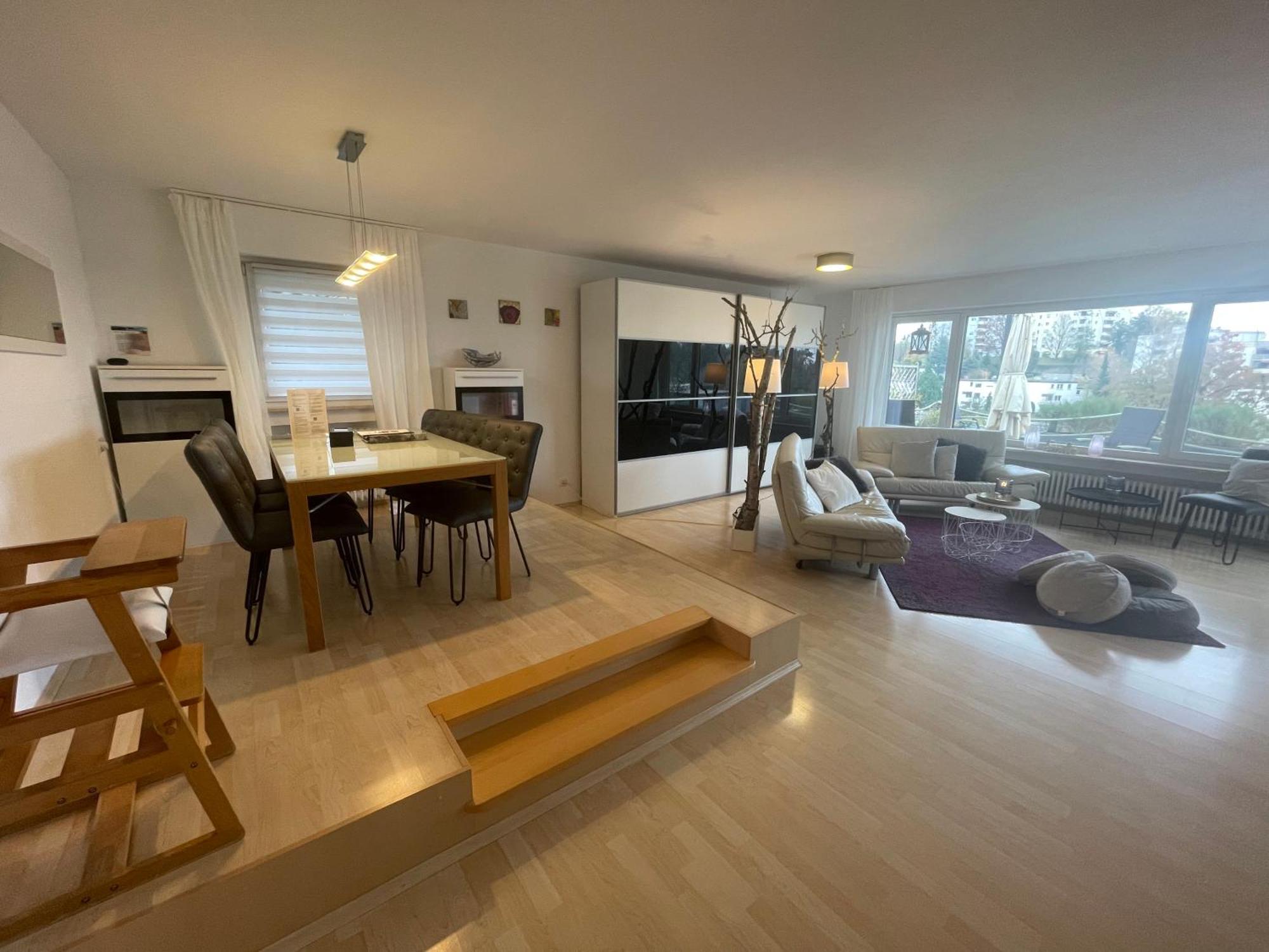 Penthouse - 3 Schlafzimmer- Sonnige Dachterrasse -Whirlpool & Alpenblick - Perfekt Fuer Romantik Oder Familienurlaub Mit Kind, Hund Willkommen - By Ferienwohnenamsee - อูเบอร์ลิงเงน ภายนอก รูปภาพ