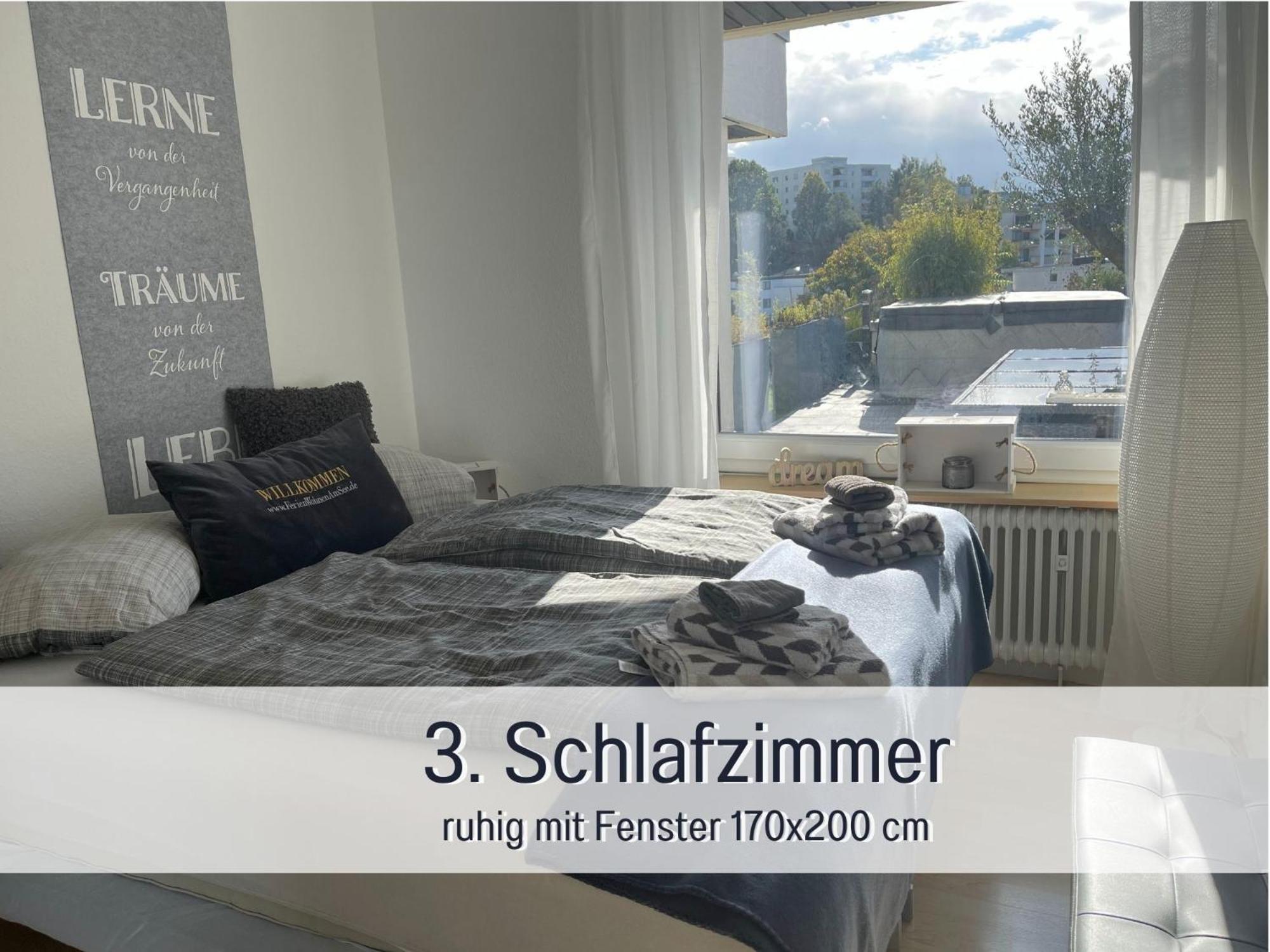 Penthouse - 3 Schlafzimmer- Sonnige Dachterrasse -Whirlpool & Alpenblick - Perfekt Fuer Romantik Oder Familienurlaub Mit Kind, Hund Willkommen - By Ferienwohnenamsee - อูเบอร์ลิงเงน ภายนอก รูปภาพ