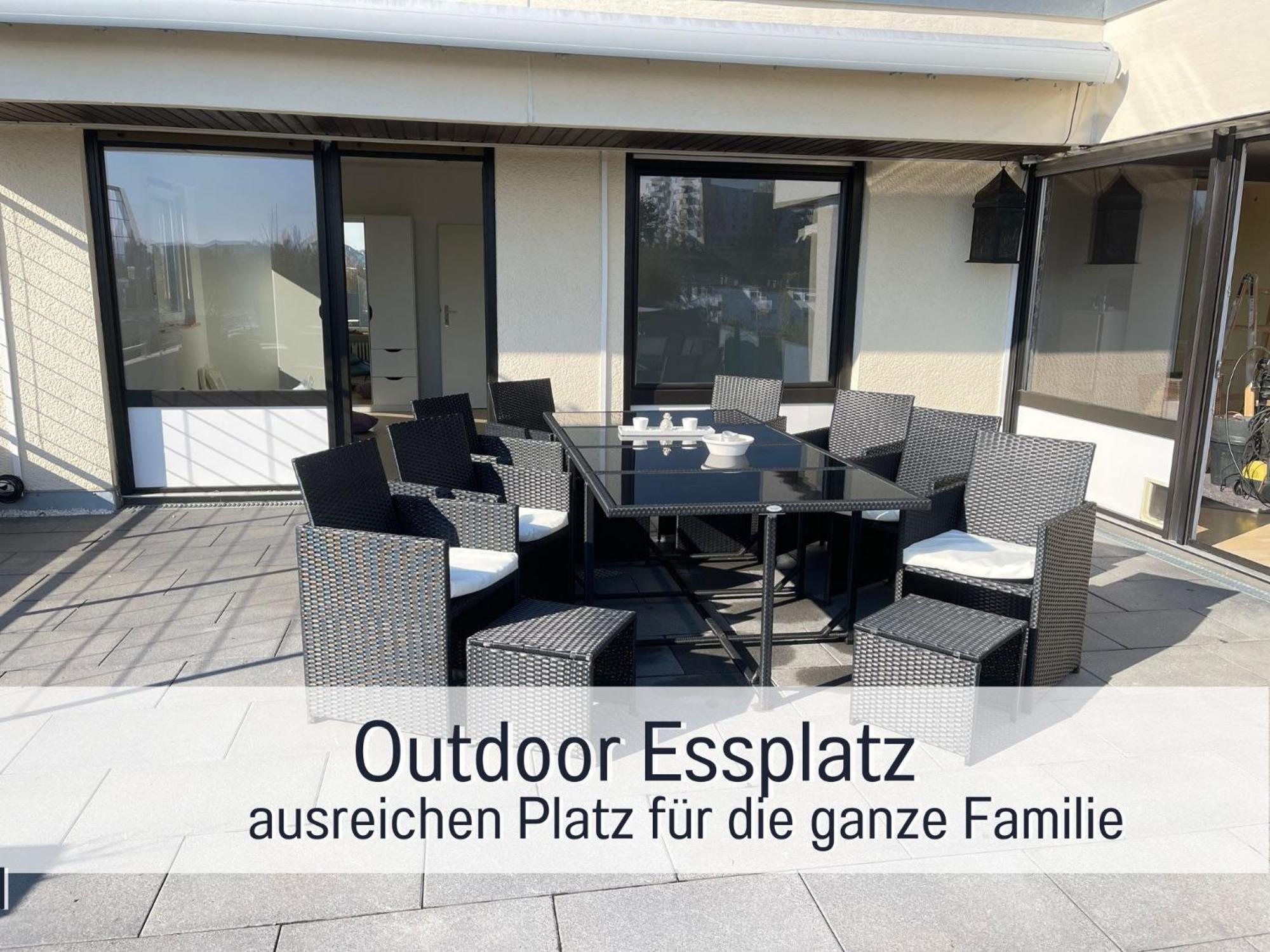 Penthouse - 3 Schlafzimmer- Sonnige Dachterrasse -Whirlpool & Alpenblick - Perfekt Fuer Romantik Oder Familienurlaub Mit Kind, Hund Willkommen - By Ferienwohnenamsee - อูเบอร์ลิงเงน ภายนอก รูปภาพ