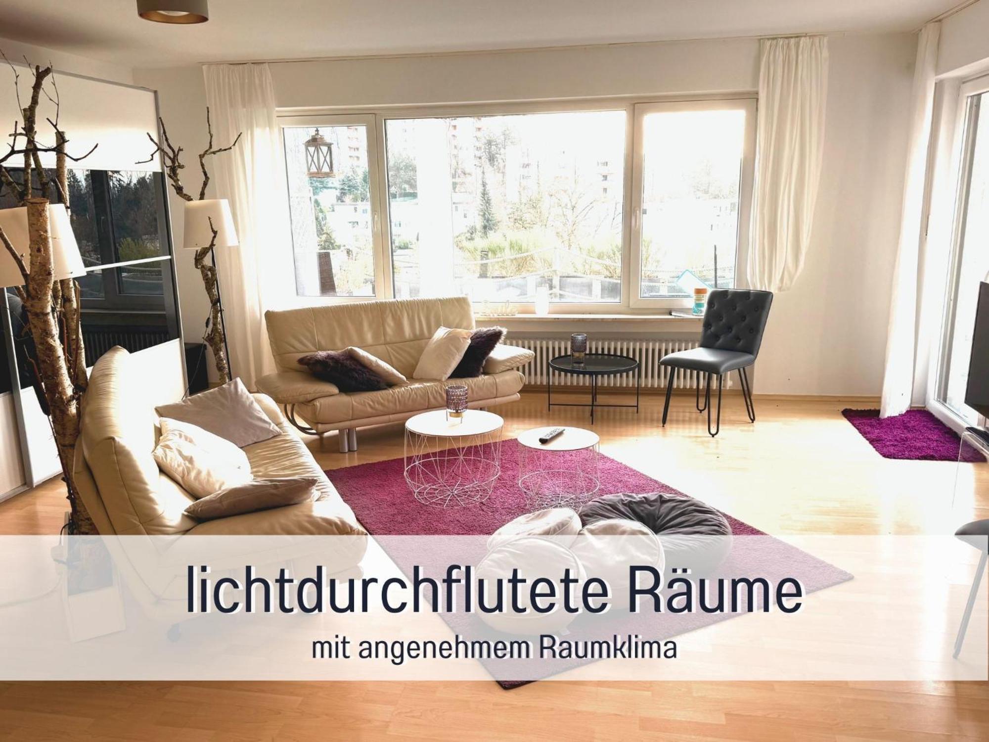 Penthouse - 3 Schlafzimmer- Sonnige Dachterrasse -Whirlpool & Alpenblick - Perfekt Fuer Romantik Oder Familienurlaub Mit Kind, Hund Willkommen - By Ferienwohnenamsee - อูเบอร์ลิงเงน ภายนอก รูปภาพ